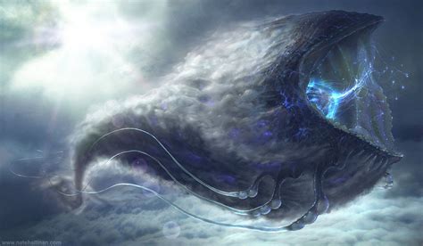 Gas Giant By Nate Hallinan Gas Giant Monster Art Fantasy Creatures