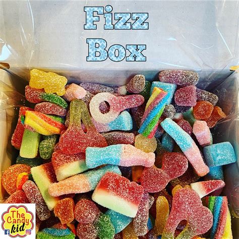 Fizzy Sweet Box All Fizzy Sweets Etsy Uk