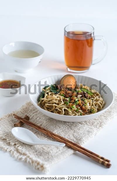 Bakmi Ayam Noodles Chicken Indonesian Breakfast Stock Photo 2229770945