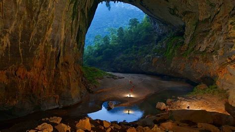 Beautiful Stone Cave In The Jungle Wallpapers And Images