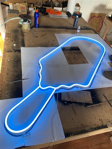 Blue Neon Signs Neon Signs Custom Neon Signs Sign Lighting