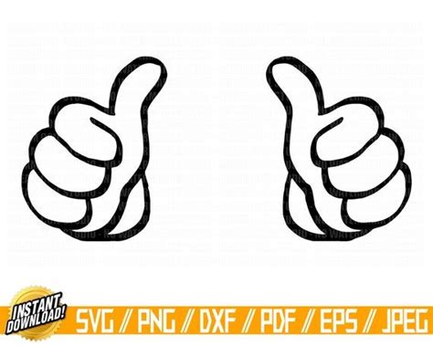Thumbs Up Hands Svg