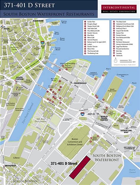 Boston Seaport Map Omeu Brecho
