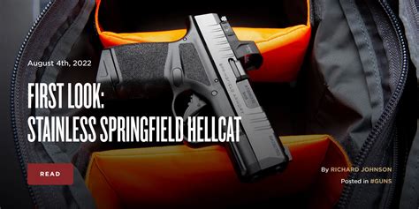 First Look Stainless Springfield Hellcat The Armory Life Forum