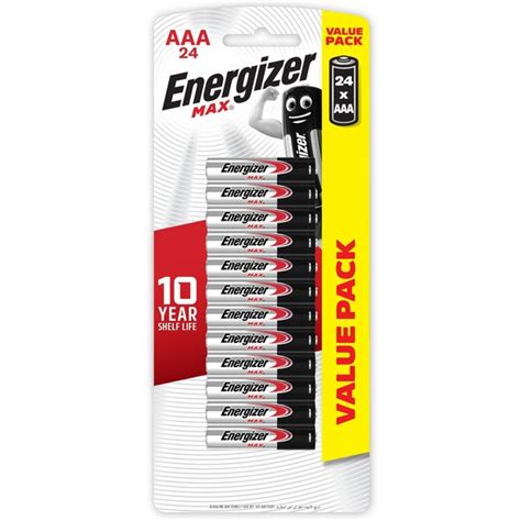 Energizer Max Aaa Alkaline Batteries Pack Of 24 Officemax Nz