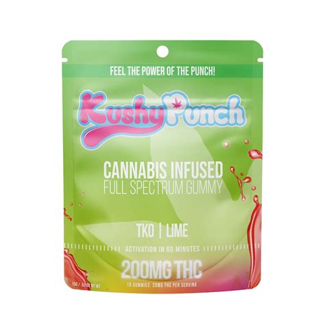 Kushy Punch Kushy Punch Tko Lime Gummy 200mg Weedmaps
