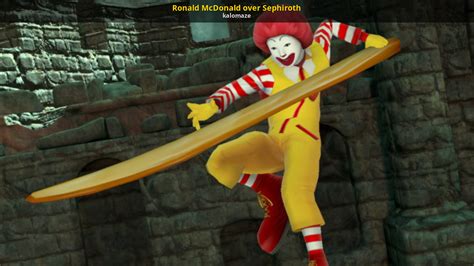 Ronald Mcdonald Over Sephiroth Super Smash Bros Ultimate Works In