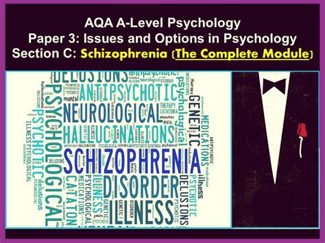 Aqa A Level Psychology Year 2 Section C Schizophrenia The Whole