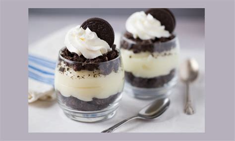 Ia bukanlah sejenis makanan berat. Resepi Pencuci Mulut Puding Oreo | Azhan.co