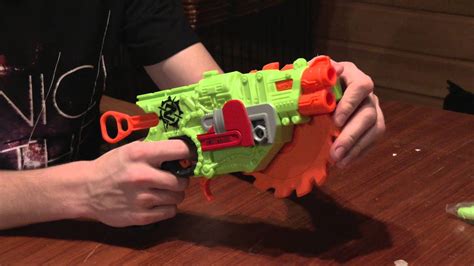 Nerf Zombie Strike Crosscut Unboxing And Review Youtube