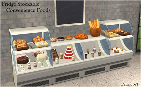 Mod The Sims Fridge Stockable Convenience Foods