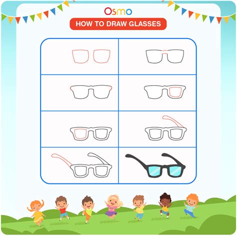 How To Draw Glasses A Step By Step Tutorial For Kids