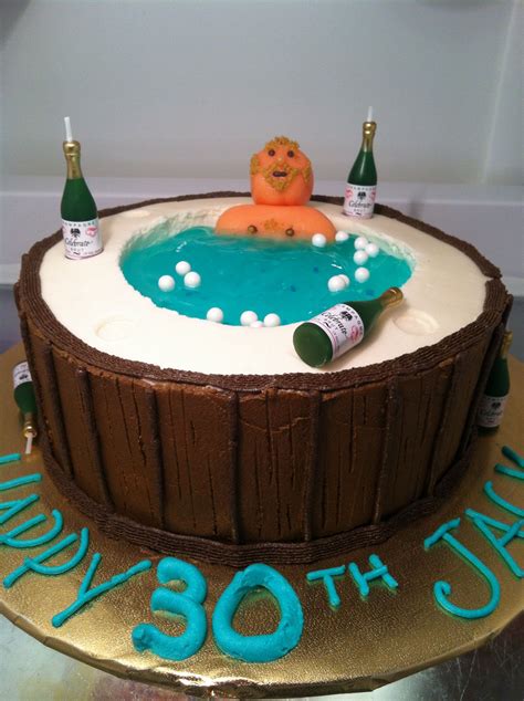 Hot Tub Cake Cake Birthday Cake Desserts