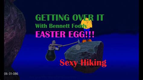 New Easter Egg Getting Over It And S Xy Hiking Youtube