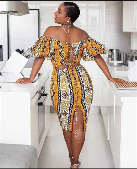 Ankara Two Piece In 2020 African Print Fashion Dresses African