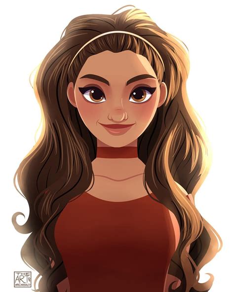 modern moana portrait coz why not her movie s spectacular and i love the soundtrack if you