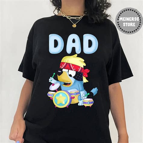 Bluey Dad Shirt Bluey Rad Dad Shirt Bluey Dadlife Shirt Etsy