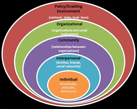 The Social Ecological Model 1 Download Scientific Diagram