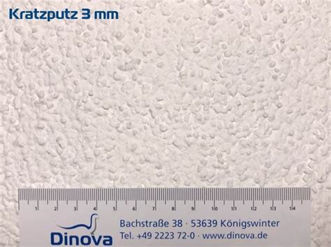 Paruoštas naudojimui akrilinis struktūrinis tinkas mineraliniams paviršiams lauko ir vidaus darbams. Kratzputz für den Innenbereich | Dinova.de
