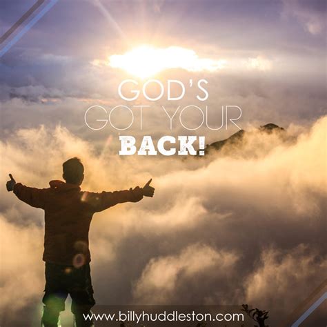 Gods Got Your Back Billy Huddleston Ministries