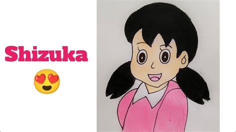 Shizuka Drawinghow To Draw Shizuka Youtube