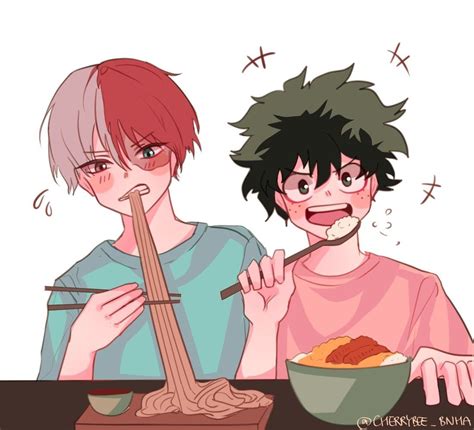 Todoroki Shouto And Midoriya Izuku Deku X Todoroki My Hero Academia 2