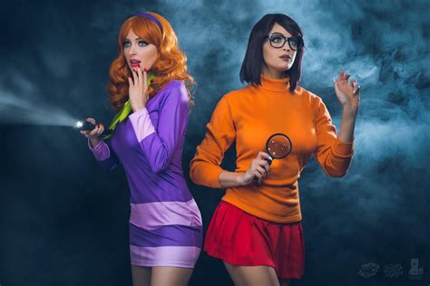 Characters Daphne Blake And Velma Dinkley From Hanna Barbera S Scooby Doo Cartoon