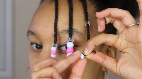 3 Quick Easy Ways To Add Beads To Hair With And Without Beader Youtube
