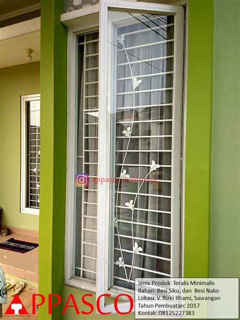 Berikut ini beberapa contoh desain teralis jendela klasik untuk rumah minimalis anda. Teralis Cantik Minimalis Motif Bunga di Sawangan - Jual ...