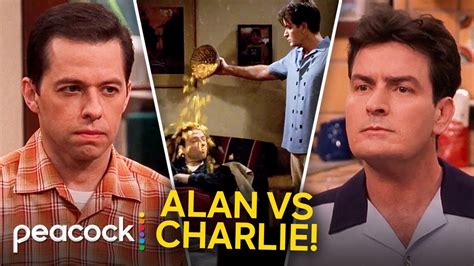 Two And A Half Men 12 Minutes Of Charlie And Alans Biggest Fights