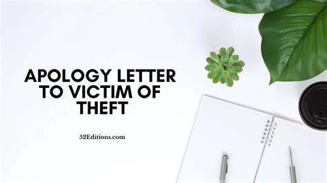 Apology Letter For Stealing Sample Get Free Letter Templates