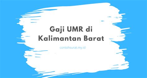Berapa UMR di Kalimantan?