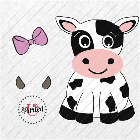 Toddler Cow Svg Cute Toddler Svg Cow Svg Farm Svg Cute Cow Etsy In