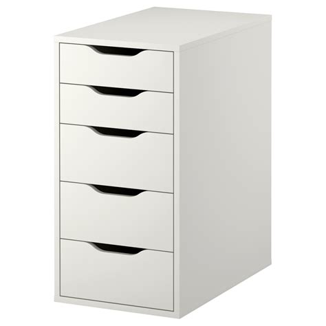 Meuble bas de travail inox. ALEX Drawer unit - white - IKEA