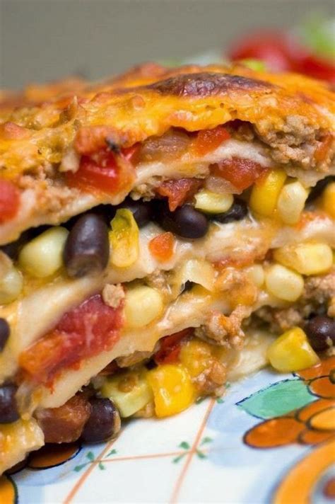 Mexican Lasagne Cookn Is Fun Food Recipes Dessert And Dinner Ideas