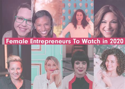 Female Entrepreneurs To Watch In 2020 Ideamensch