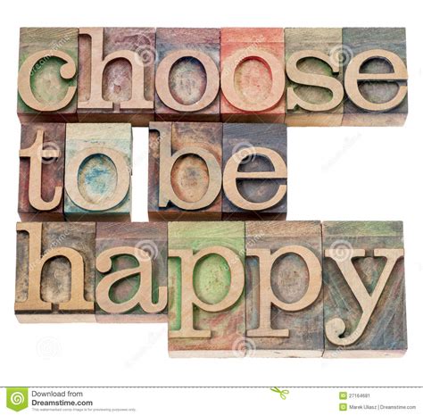 Choose To Be Happy Positivity Stock Image Image Of Positivity