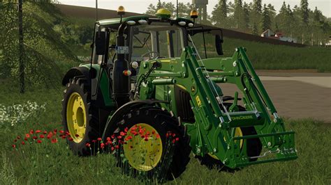 John Deere 6m Series With 603r Front Loader V 10