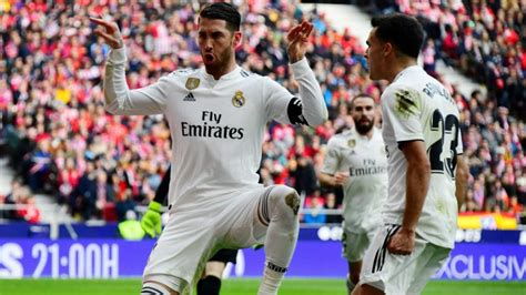 Ramos Sets Season Scoring Record In Firing Real Madrid To Derby Victory