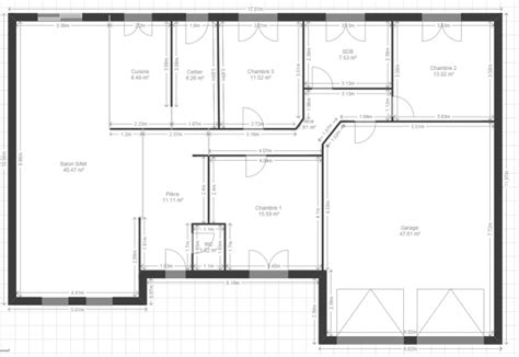 Plan Maison Plain Pied Garage Double