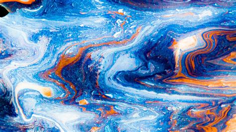 Download Wallpaper 2048x1152 Paint Fluid Art Stains Liquid Colorful