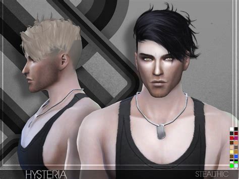 Hysteria Male Hair By Stealthic At Tsr Sims 4 Updates