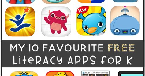 My 10 Favourite Free Literacy Apps For Kindergarten A Pinch Of Kinder