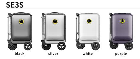 Airwheel Ride On Black Pink Silver Scooter Suitcase Factory Directly