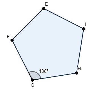 Multiply each of those measurements times the number of sides of the regular polygon Find the measure of each interior angle of a regular class 9 maths CBSE