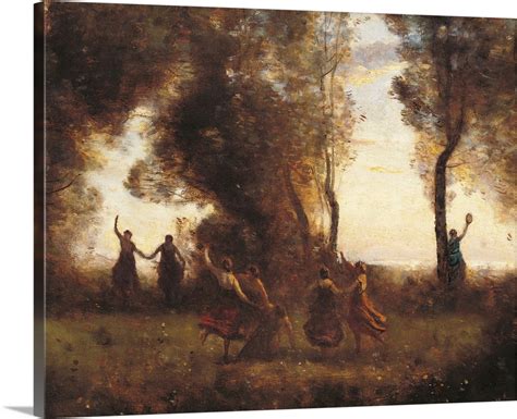 Dance Of The Nymphs By Jean Baptiste Camille Corot C 1860 1865