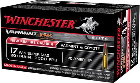 The New 17 Winchester Super Magnum Rimfire Varminter Magazine