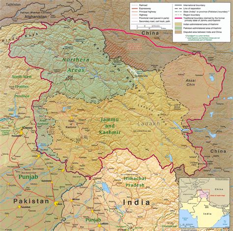 The latest tweets from pakistan (@pakista32670594). Landkarte Kaschmir (Konfliktgebiet Indien/Pakistan ...