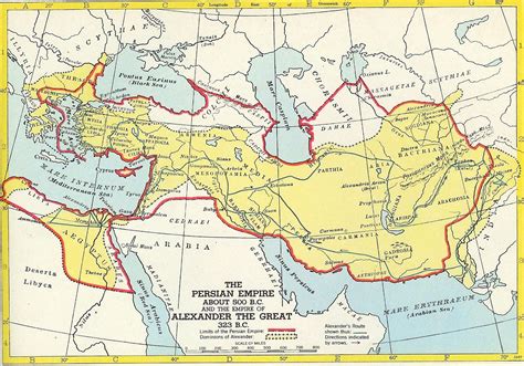 Persia And Alexander The Great Persian Empire Map Persian Empire