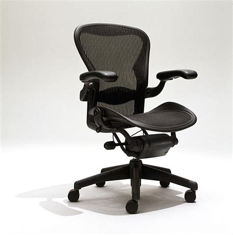 Aeron Armchair On Casters Graphite By Herman Miller Made In Design Uk